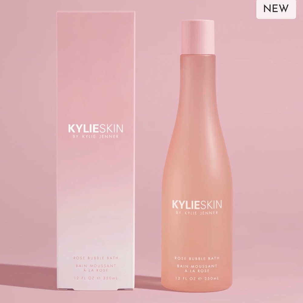 Kylie skin rose bubble bath New